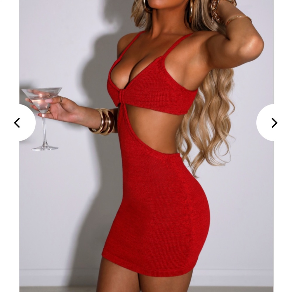 Baby boo fashion Avory mini dress in red